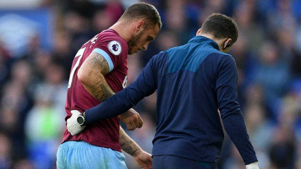 Arnautovic suffered a knee injury in the win. GOAL