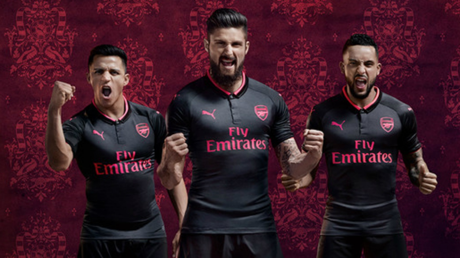Sanchez and Giroud launch new kit. Arsenal