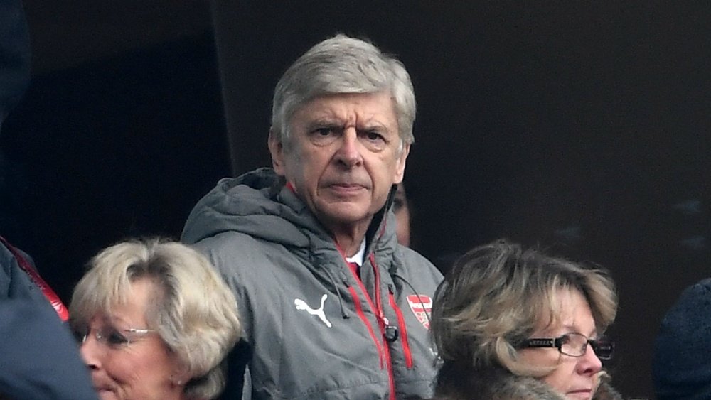Arsenal manager Arsene Wenger watching his team on Saturday. Goal
