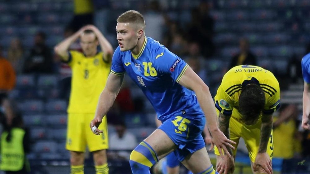 Artem Dovbyk gave Ukraine a late extra-time winner versus Sweden. GOAL