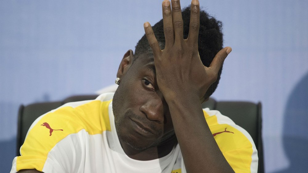 Ghana star Asamoah Gyan. Goal