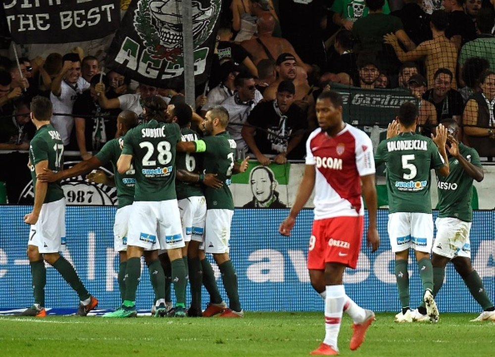 Les Verts enfoncent Monaco. Goal