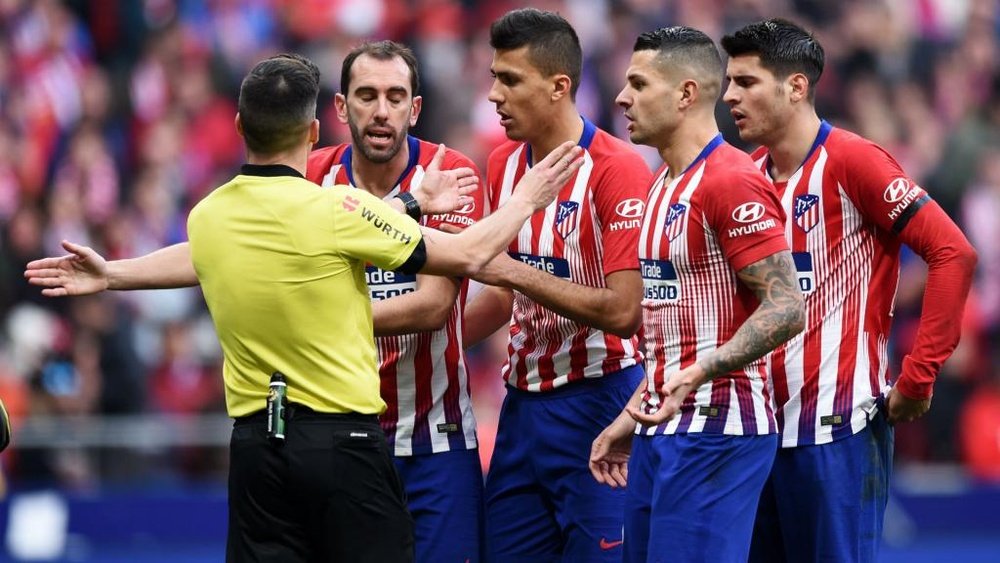 Atletico highlight VAR controvery with screenshots from derby defeat.
