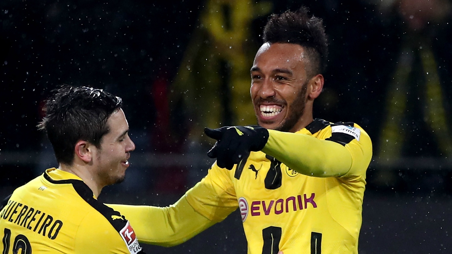 Aubameyang  scored the winner for Dortmund. Goal