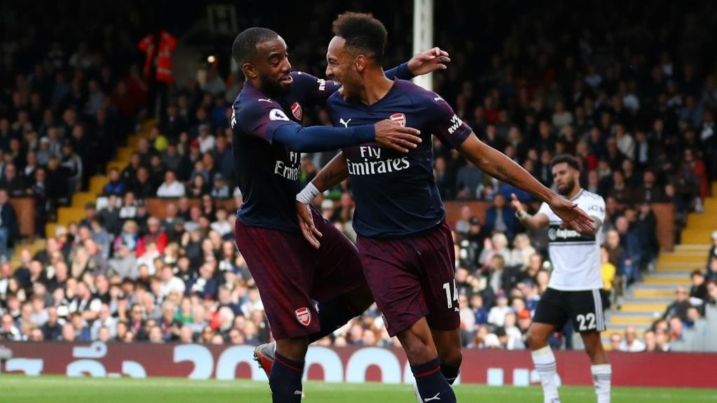 Aubameyang lauds Arsenal spirit