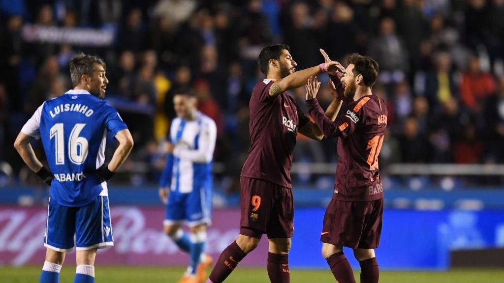 Barca won the league whilst Deportivo were relegated. GOAL