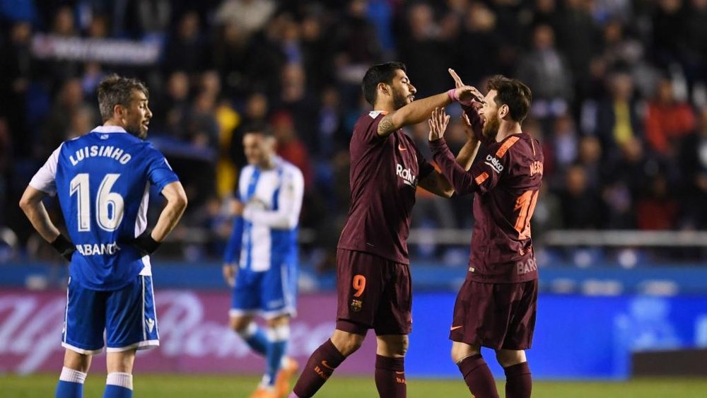 Barca won the league whilst Deportivo were relegated. GOAL