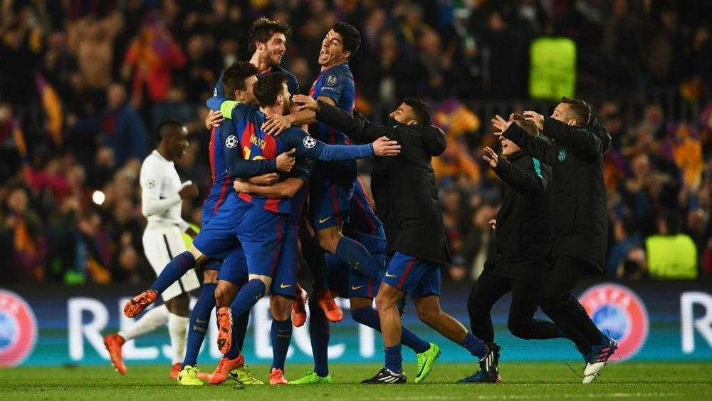 Barcelona's comeback against PSG in 2017 was perhaps the greatest of them all. GOAL