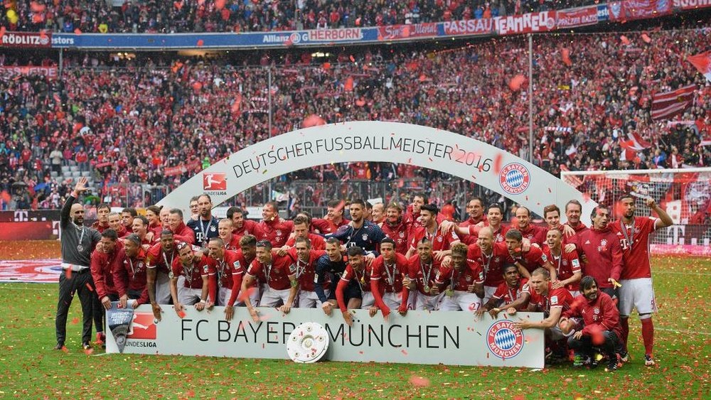 Bayern Munich Bundesliga trophy. Goal
