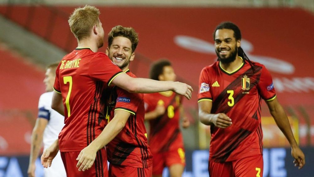Belgium thrashed Iceland 5-1 despite conceding an early goal. GOAL