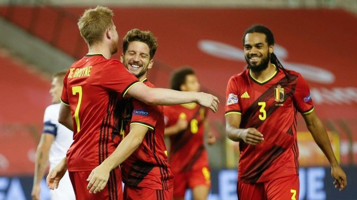 Belgium top of group after rampant display