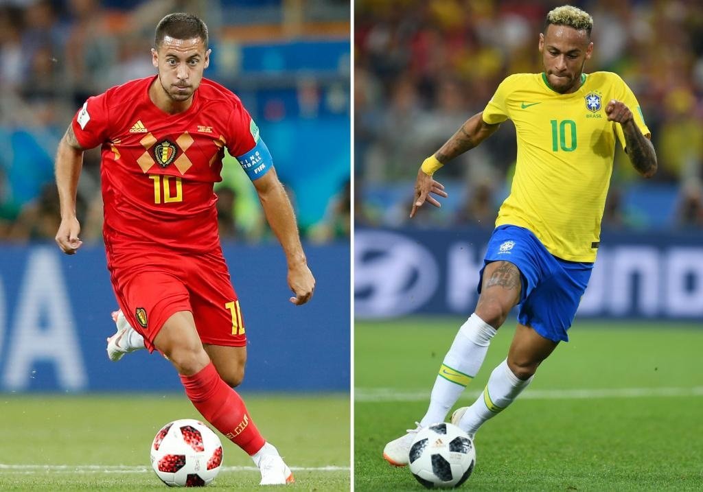 Hazard vs. Neymar. Goal