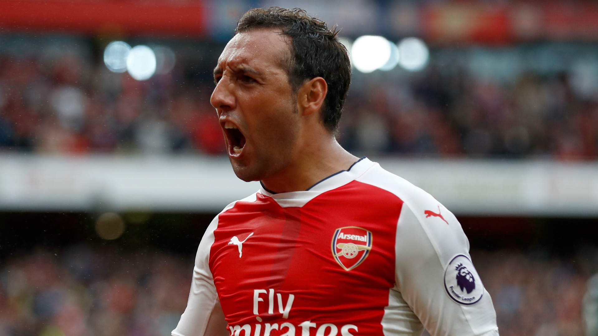 L'attaquant espagnol d'Arsenal Santi Cazorla. Goal
