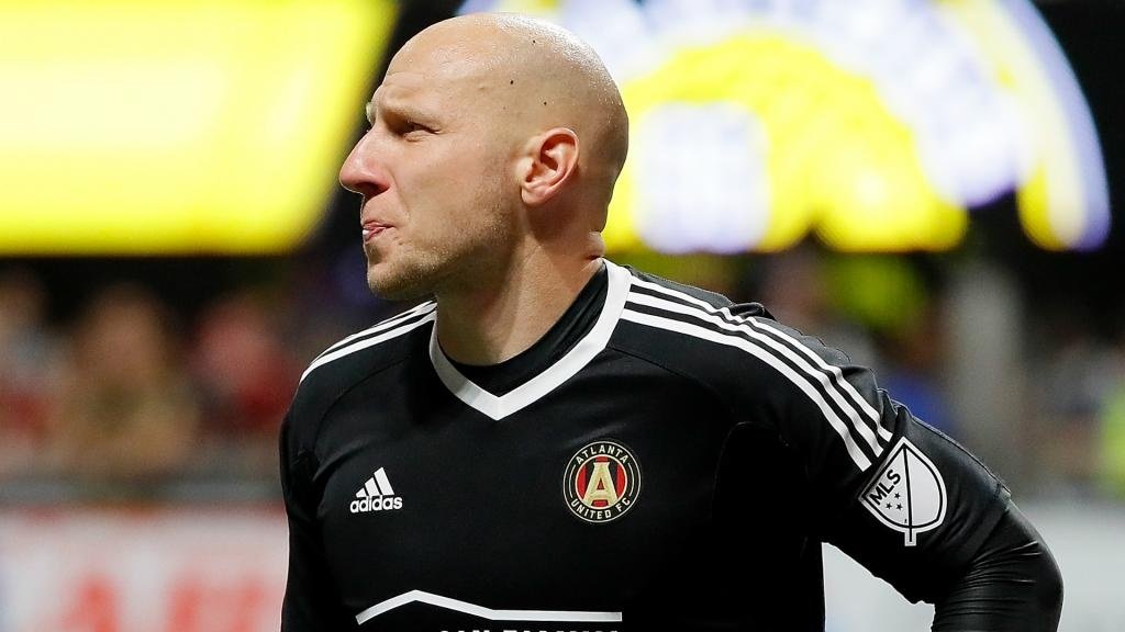 Guzan was sent down the tunnel. GOAL