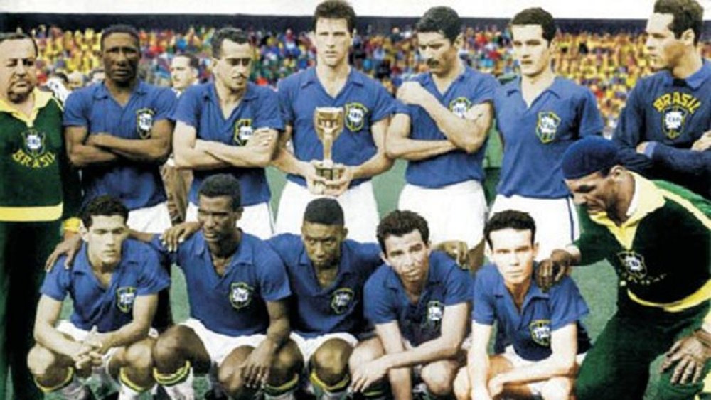 Brasil venceu o Mundial de 1958. Goal