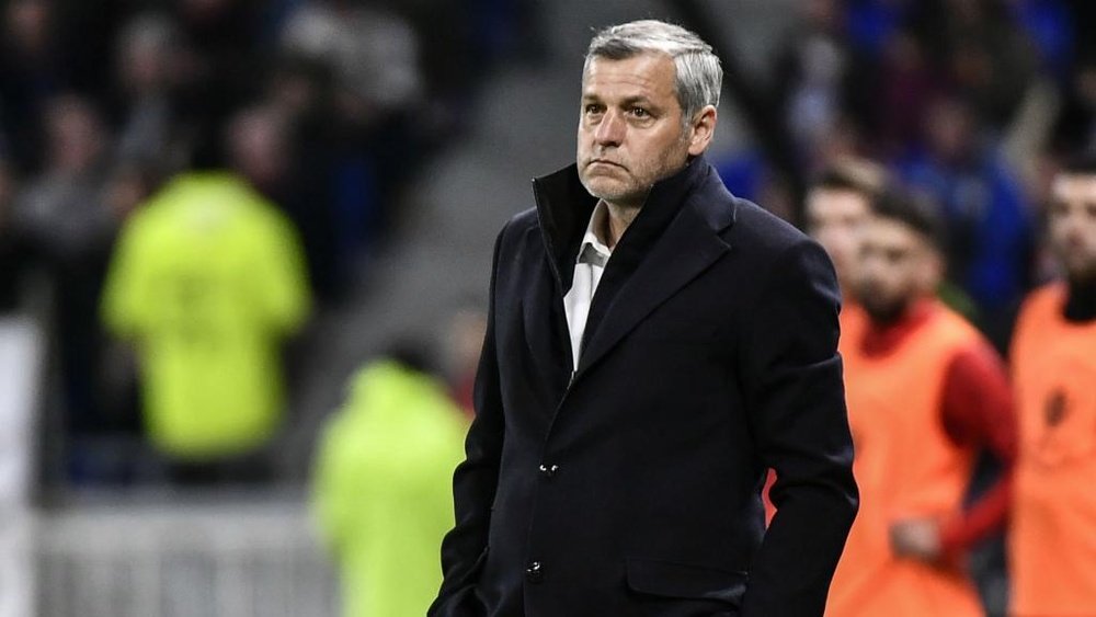 Bruno Genesio défend son bilan à Lyon. Goal