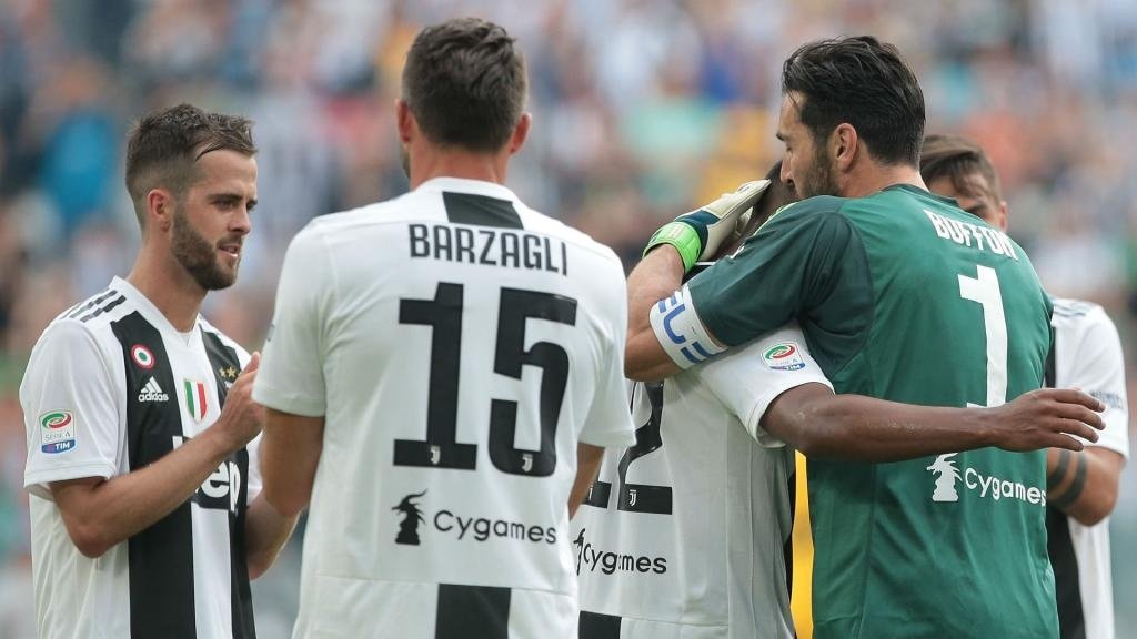 Pjanic only had praise for Buffon. GOAL