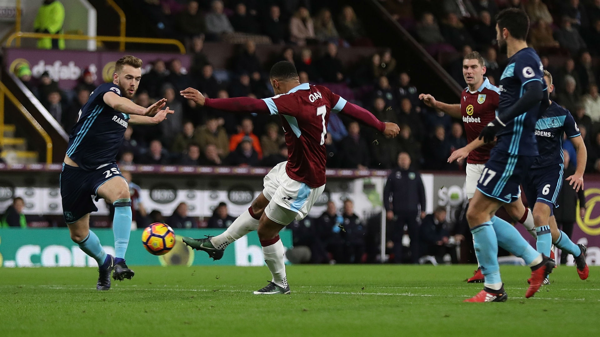 Burnley 1-0 Middlesbrough: Gray grabs Clarets hard-fought win