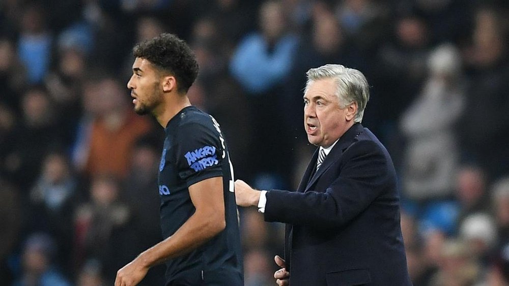 Calvert-Lewin says he's delighted to playing under Ancelotti. GOAL