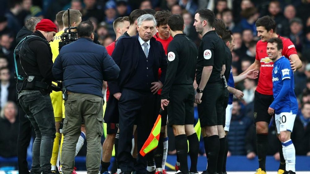 Carlo Ancelotti has been charged by the FA after Everton's draw with Man Utd. GOAL
