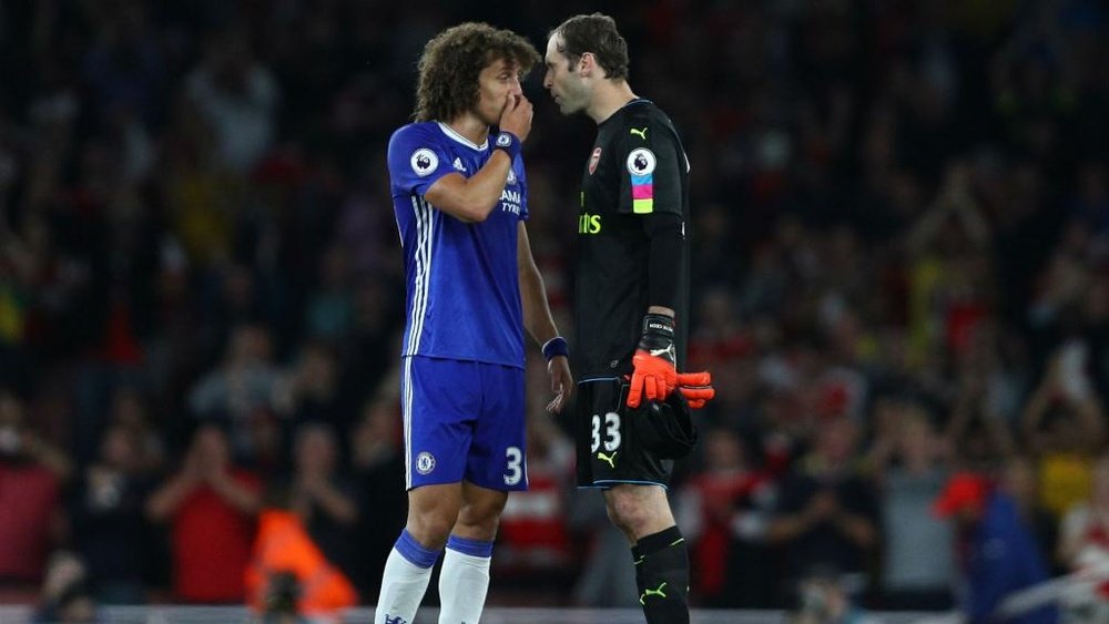 David Luiz and Petr Cech were team mates before being against each other. GOAL
