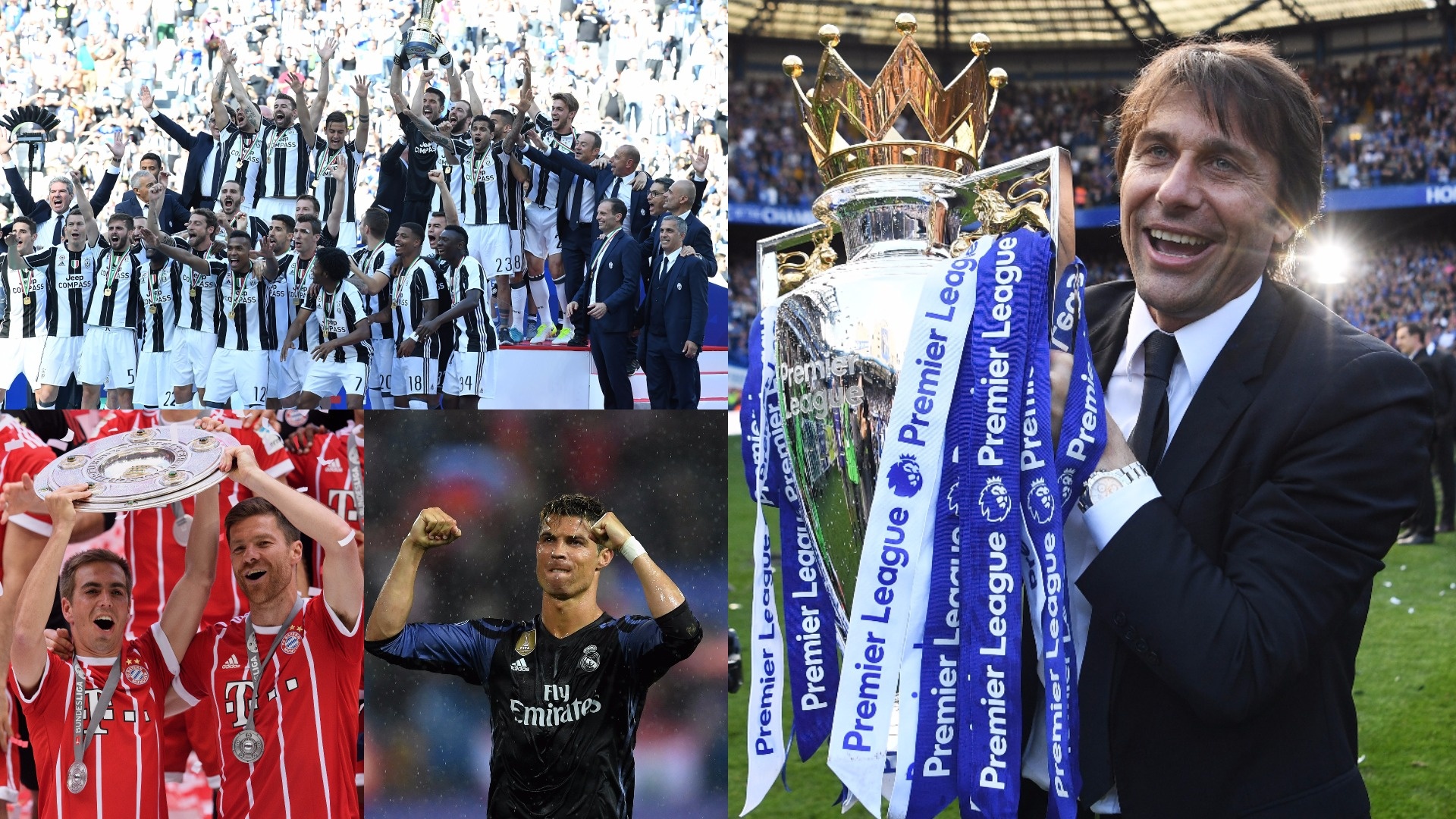 How Europe's big five finished. AFP