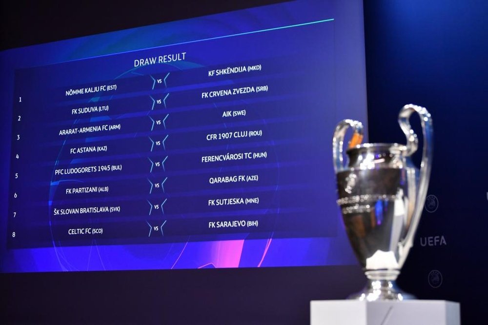 Champions League draw.