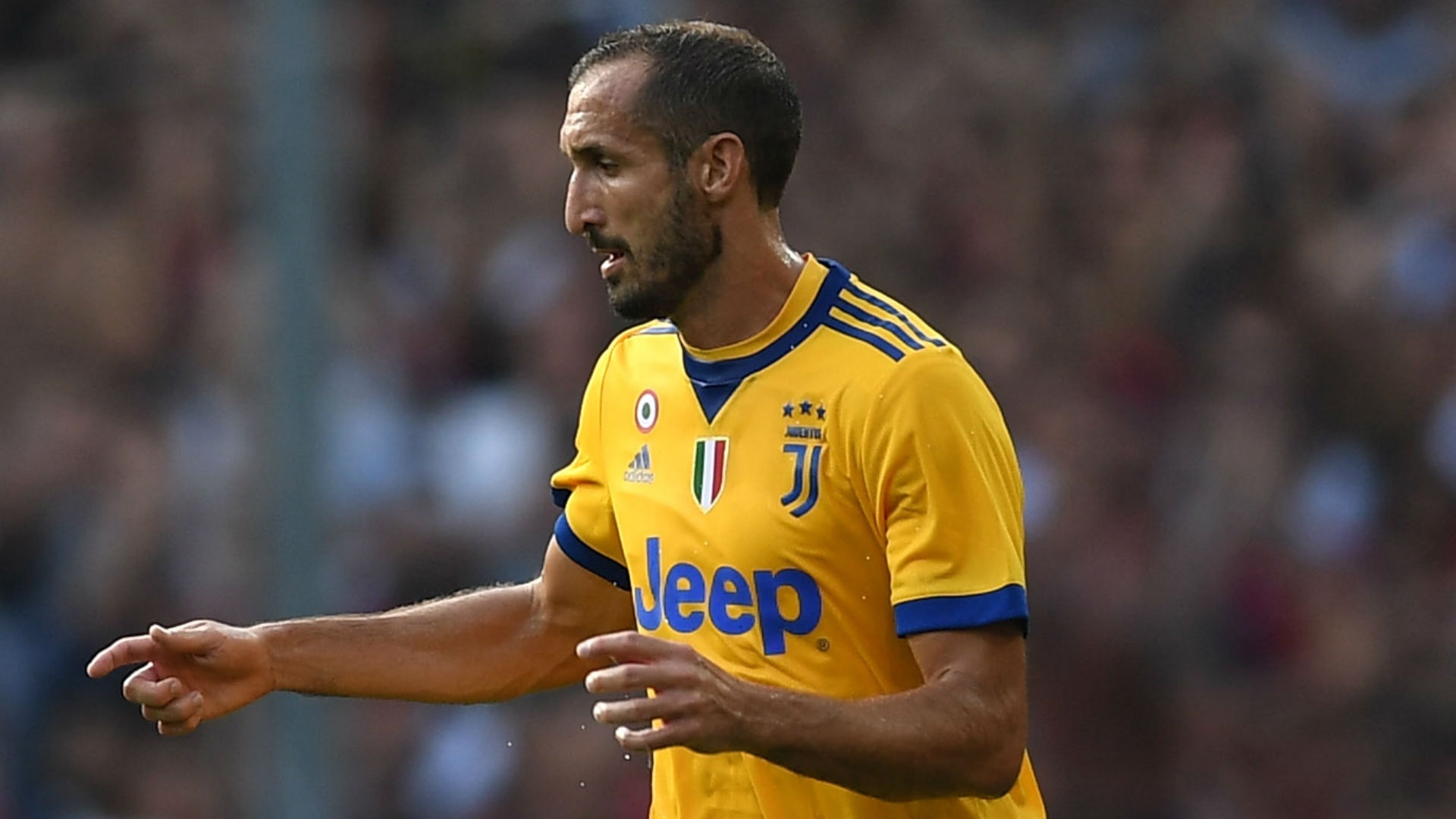 Chiellini is a doubt for Juventus' opening Champions League fixture with Barcelona. GOAL