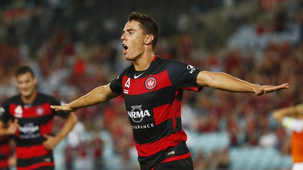 Chris Ikonomidis bagged a goal for Wanderers. GOAL