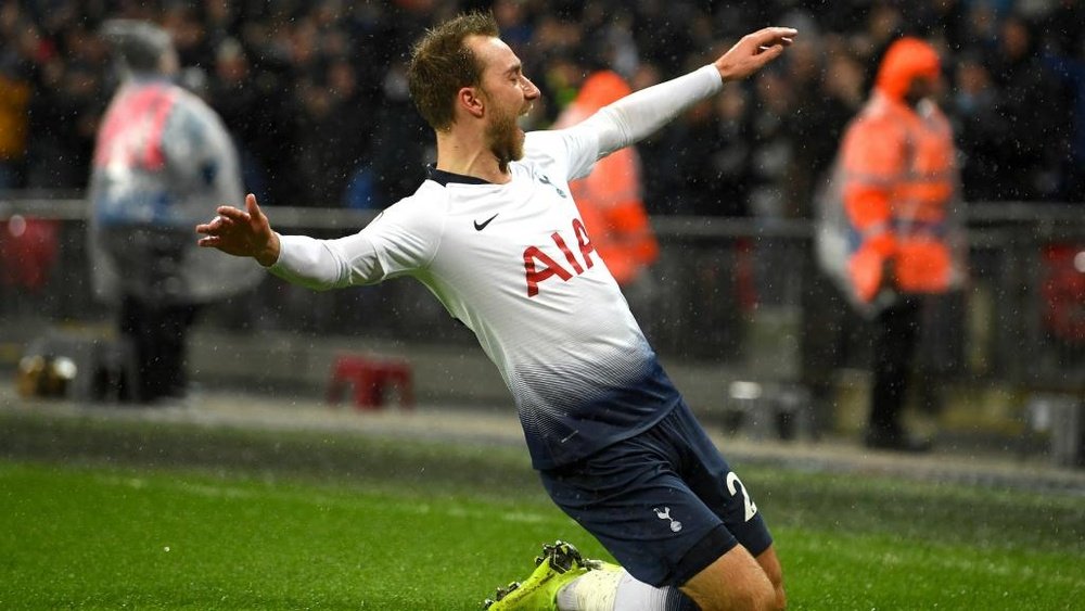 Eriksen struck the only goal of the game in second-half injury time. GOAL