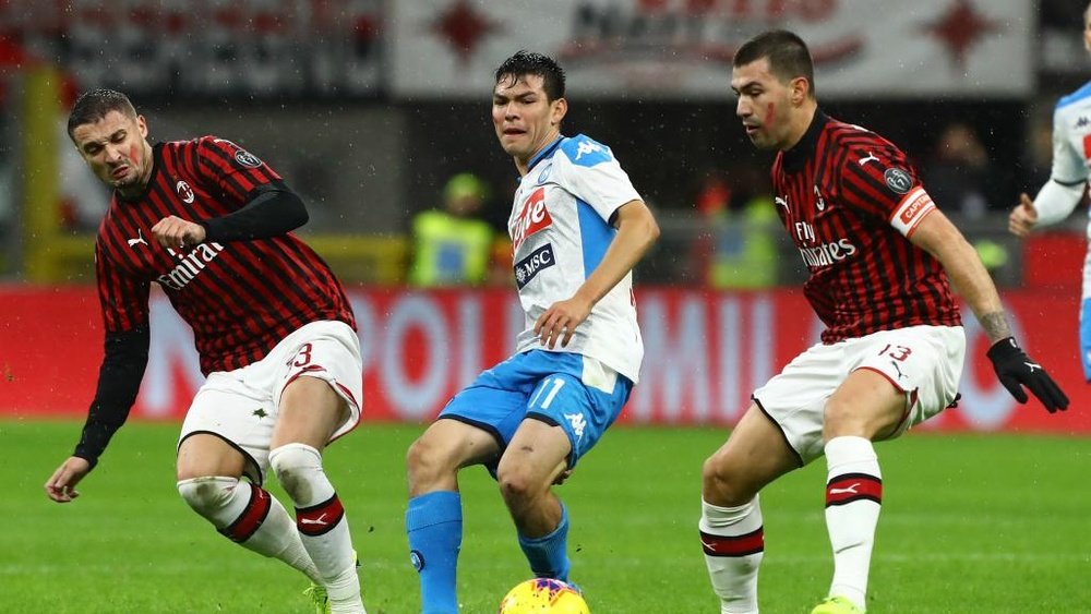 Milan-Naples (1-1), Milan stoppe la mauvaise spirale. AFP