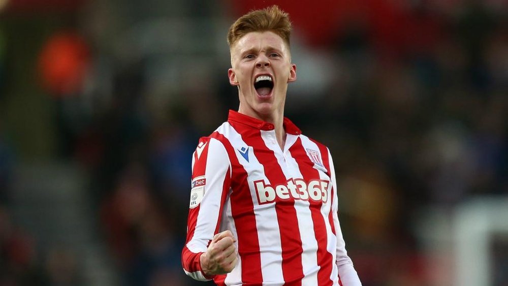 Sam Clucas netted for Stoke in the 2-0 win over his old club Swansea. GOAL