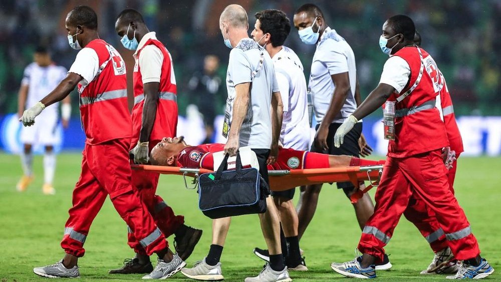 Comoros will have to put an outfield player in goal for the game v Cameroon. AFP