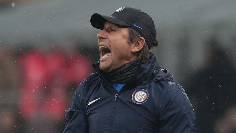 Conte is delighted that his Inter side have gone back top of Serie A. GOAL