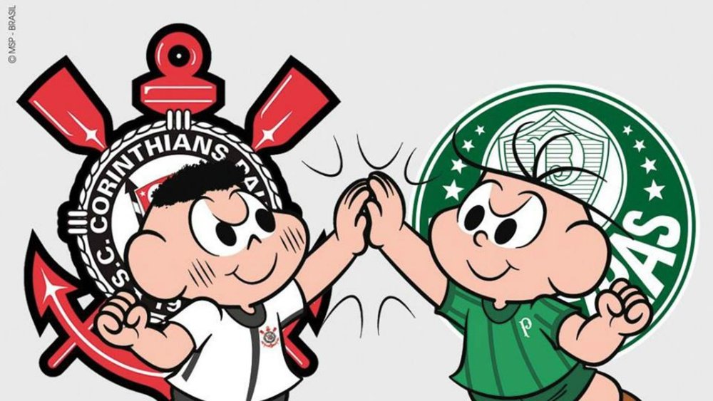 'Timão' e 'Verdão' unidos fora de campo. Goal