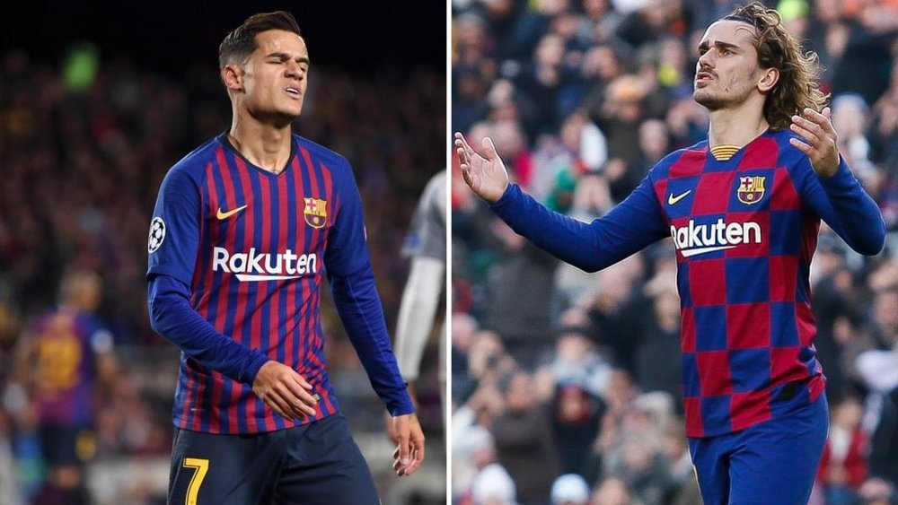 Coutinho e Griezmann não atingiram as expectativas no Barcelona. Goal