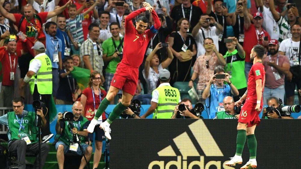 Ronaldo made history once again against Spain. GOAL