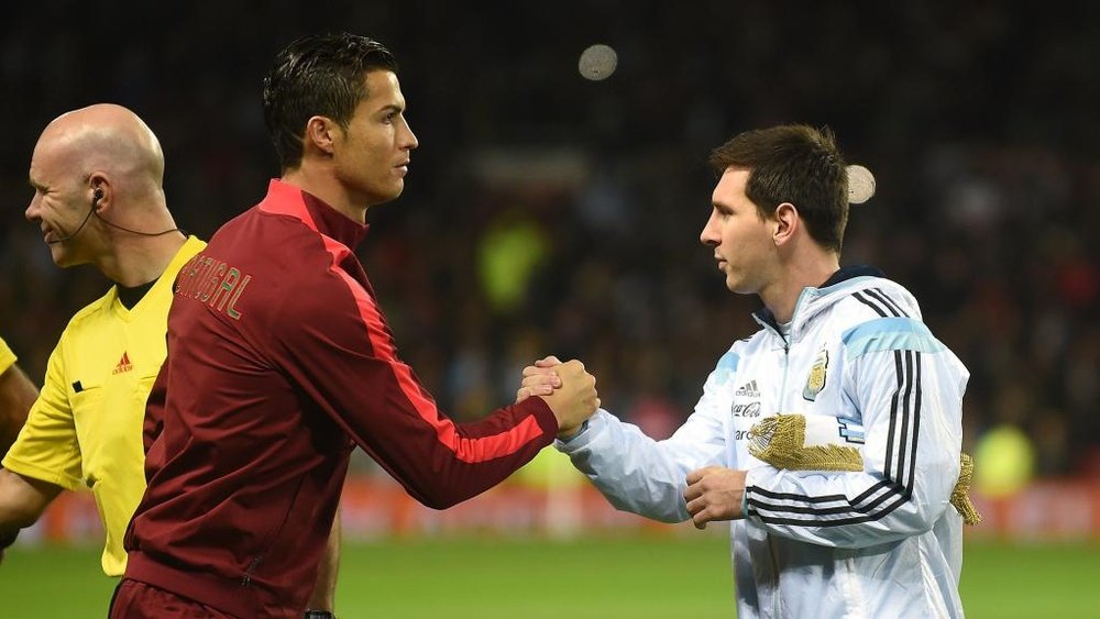Cristiano Ronaldo Lionel Messi Portugal Argentina 2014. Goal