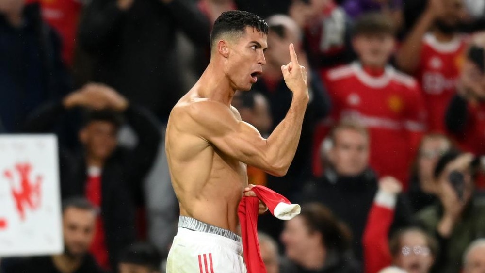 La célébration de Cristiano Ronaldo enfin expliquée. AFP
