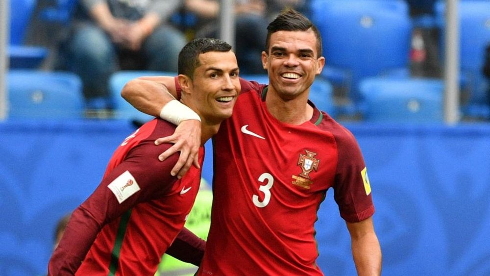 Pepe e Cristiano Ronaldo separados por 900 mil euros no Sporting. EFE