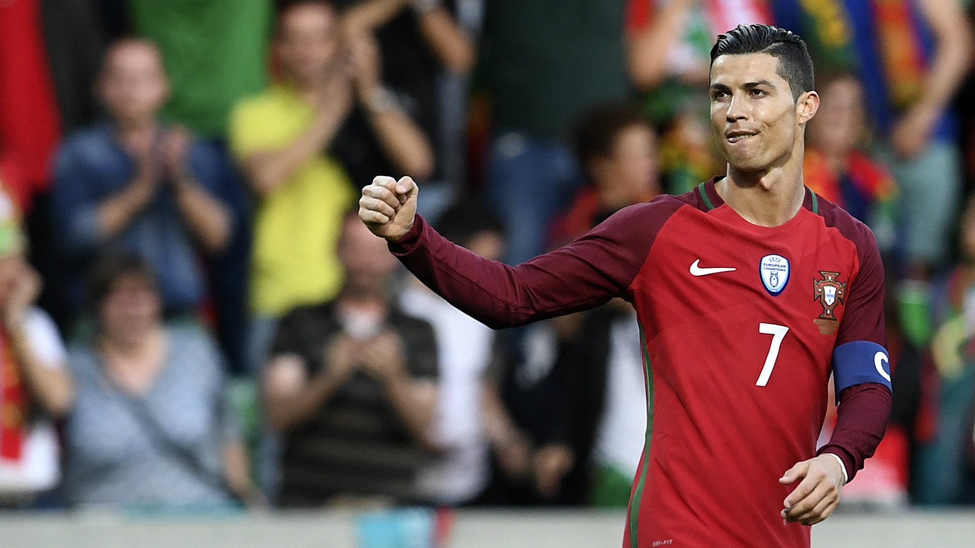 Cristiano lors du match Porutgal-Suède. Goal