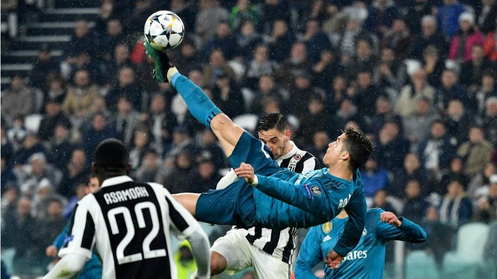 Em 2018, Cristiano Ronaldo marcou golaço de bicicleta pelo Real Madrid contra a Juventus. Goal