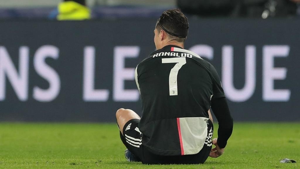 Ronaldo struggled with a knee injury. GOAL