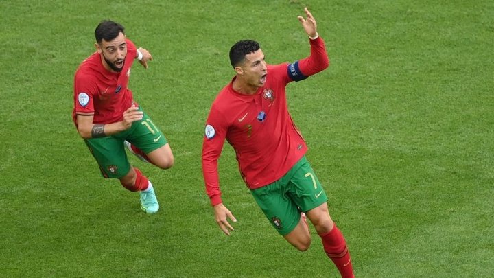 Ronaldo equals record in heavy Portugal defeat, France held by spirited Hungary