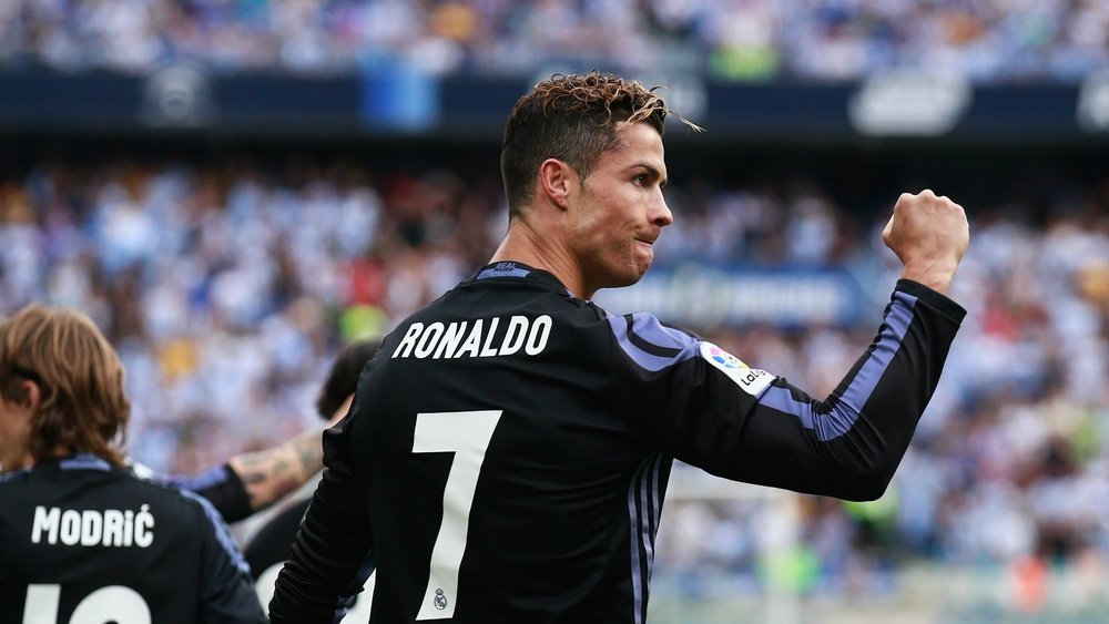Cristiano Ronaldo, lors d'un match de Liga avec le Real Madrid. AFP