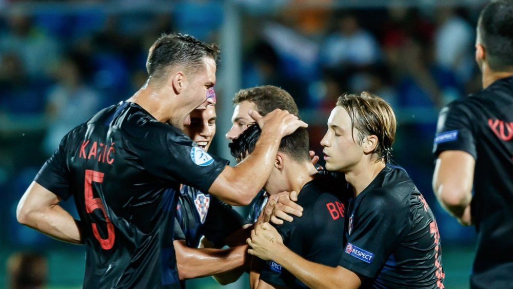 Brekalo scored two equalising goals for Croatia. GOAL