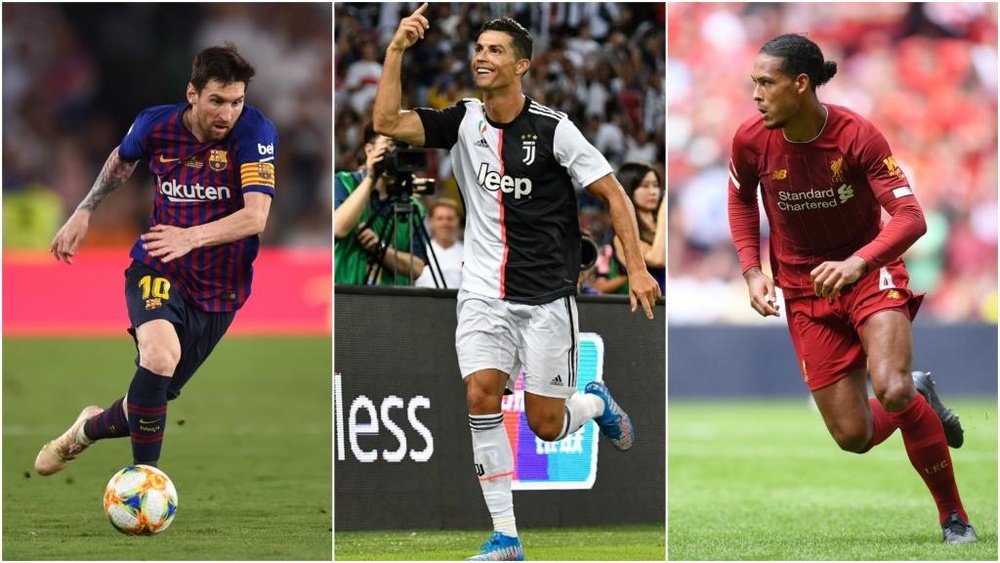 Van Dijk joins Messi and Ronaldo on three-man UEFA award shortlist