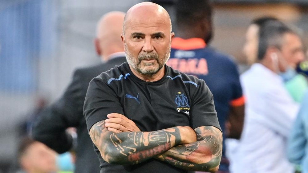 Sampaoli, entraîneur de l'Olympique de Marseille.