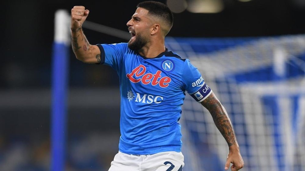 Lorenzo Insigne sous les couleurs de Naples. AFP