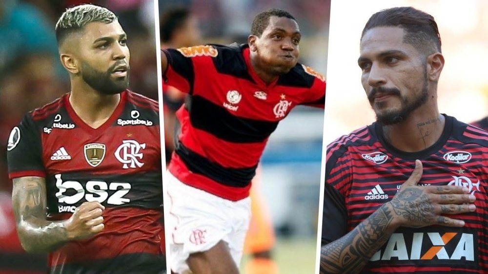 Maiores artilheiros do Flamengo neste século.